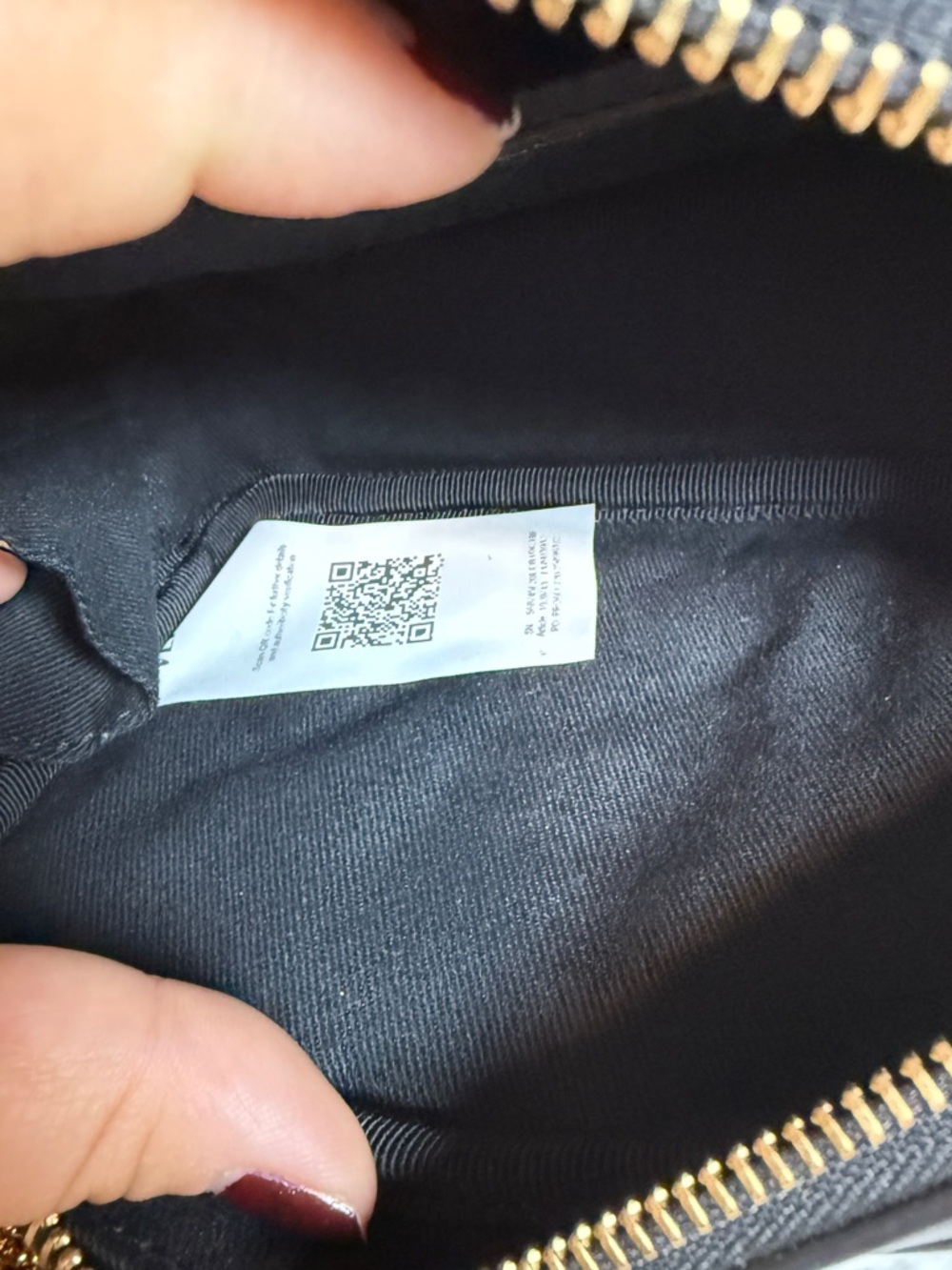 Versace Black Quilted Leather Crossbody with Gold Medallion - Picture 7 of 8